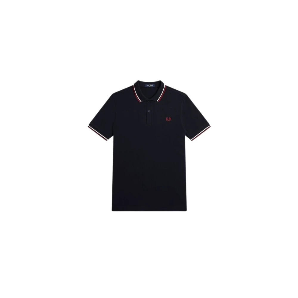 Fred Perry Polo Shirt in 2 Kleuren Blue Heren