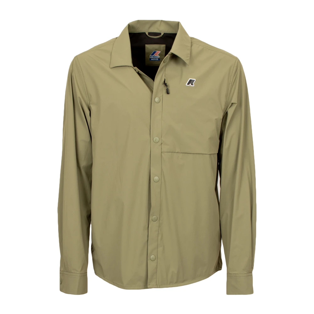K-Way Mannelijk Groente Overhemden Heren, Groen, S, Casual Shirts