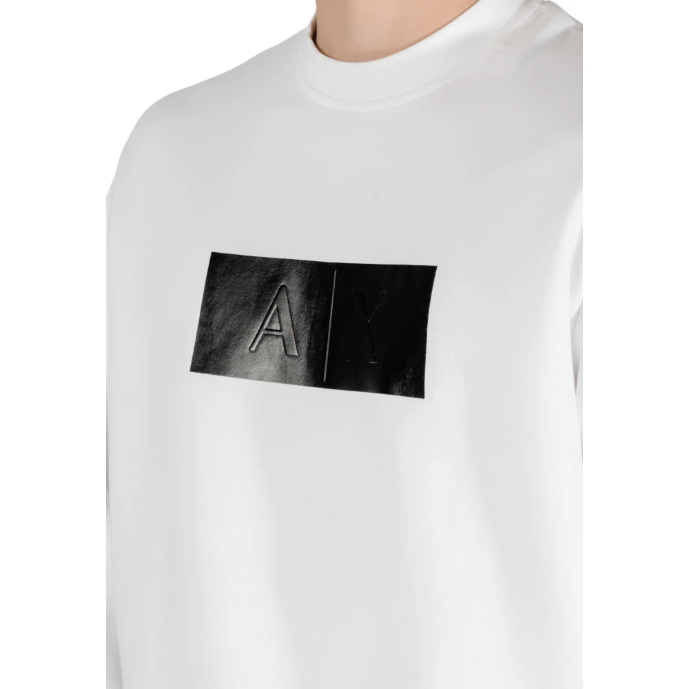 Armani Exchange Uncovered Sweatshirt White Heren