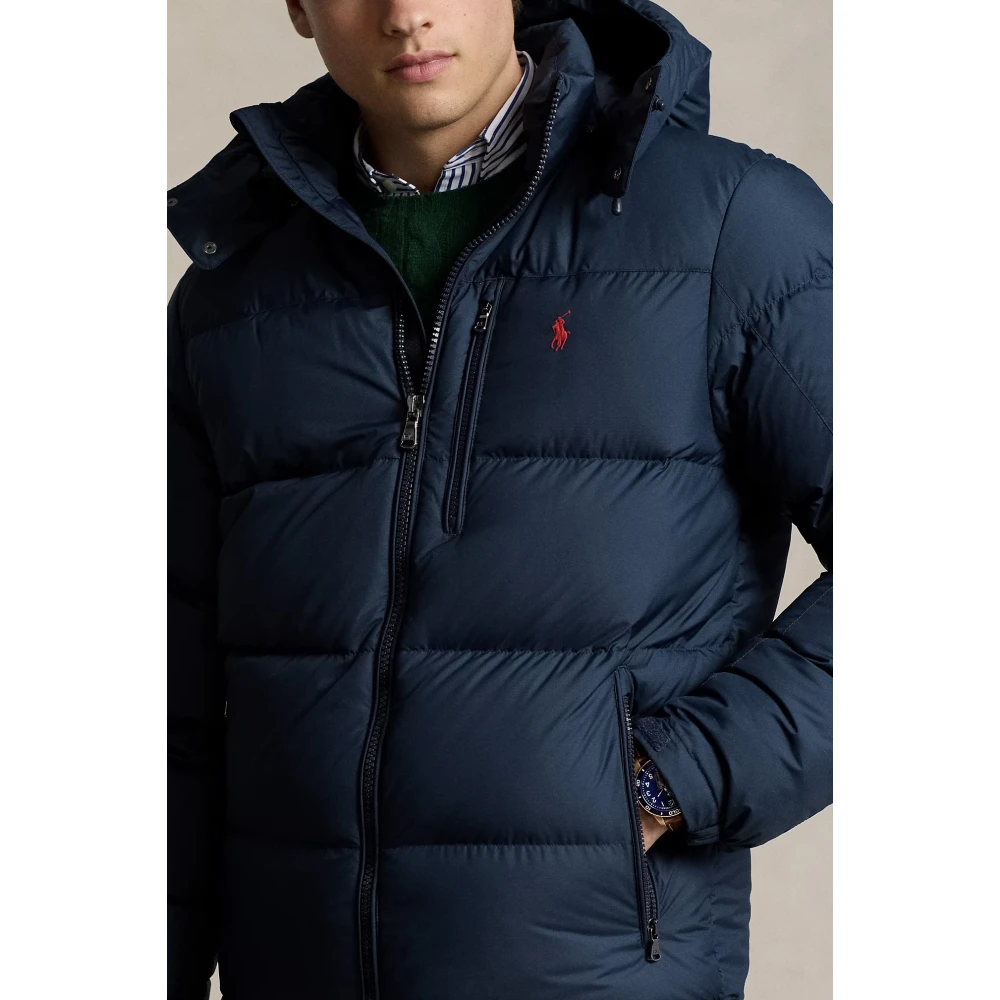 Ralph Lauren Navy Donsjack Collectie Blue Heren