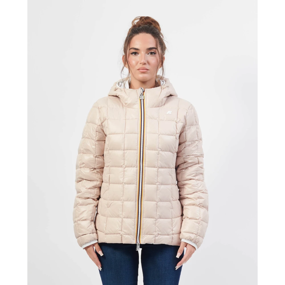 K-way Omkeerbare Donsjas Lily Wit White Dames