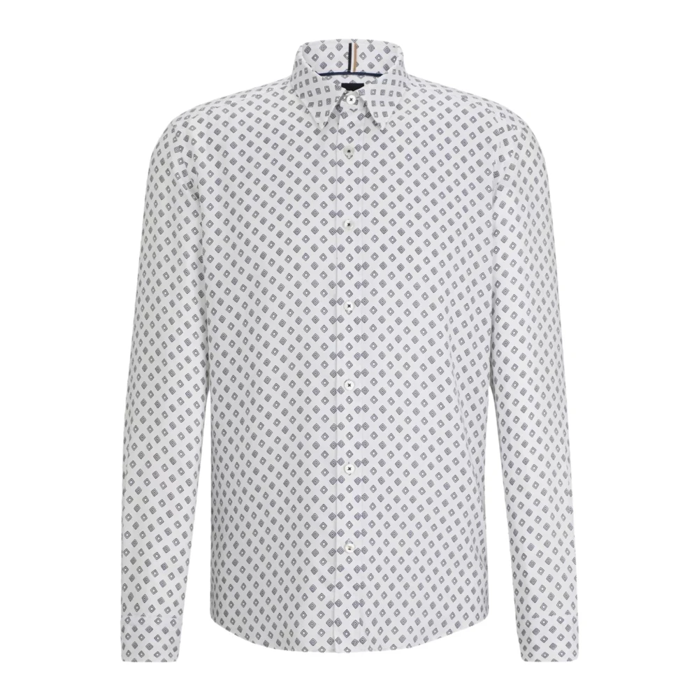 Hugo Boss Kent Stijl Herenoverhemd White Heren