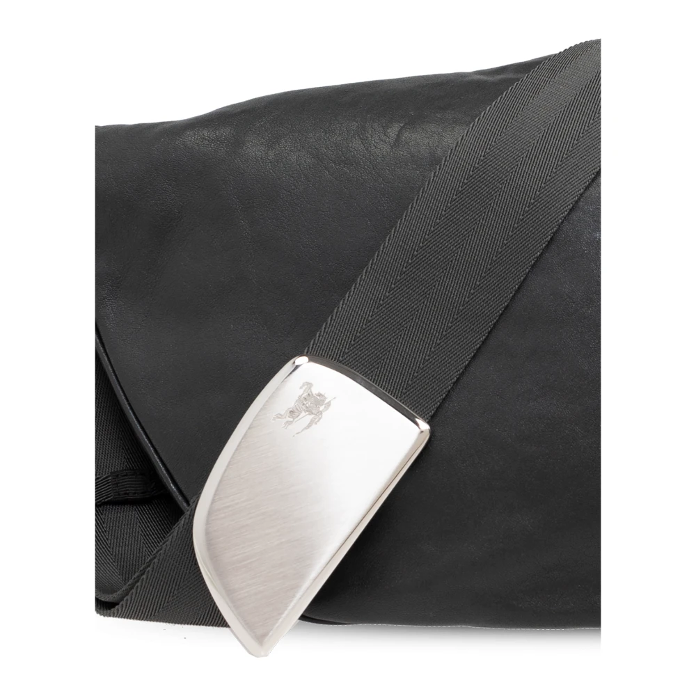 Burberry Schoudertas Schild Messenger Groot Gray Heren