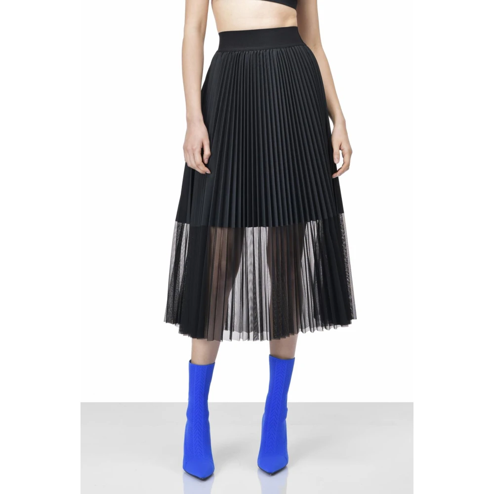 pinko Alisha CDC+Tulle Jurk Black Dames