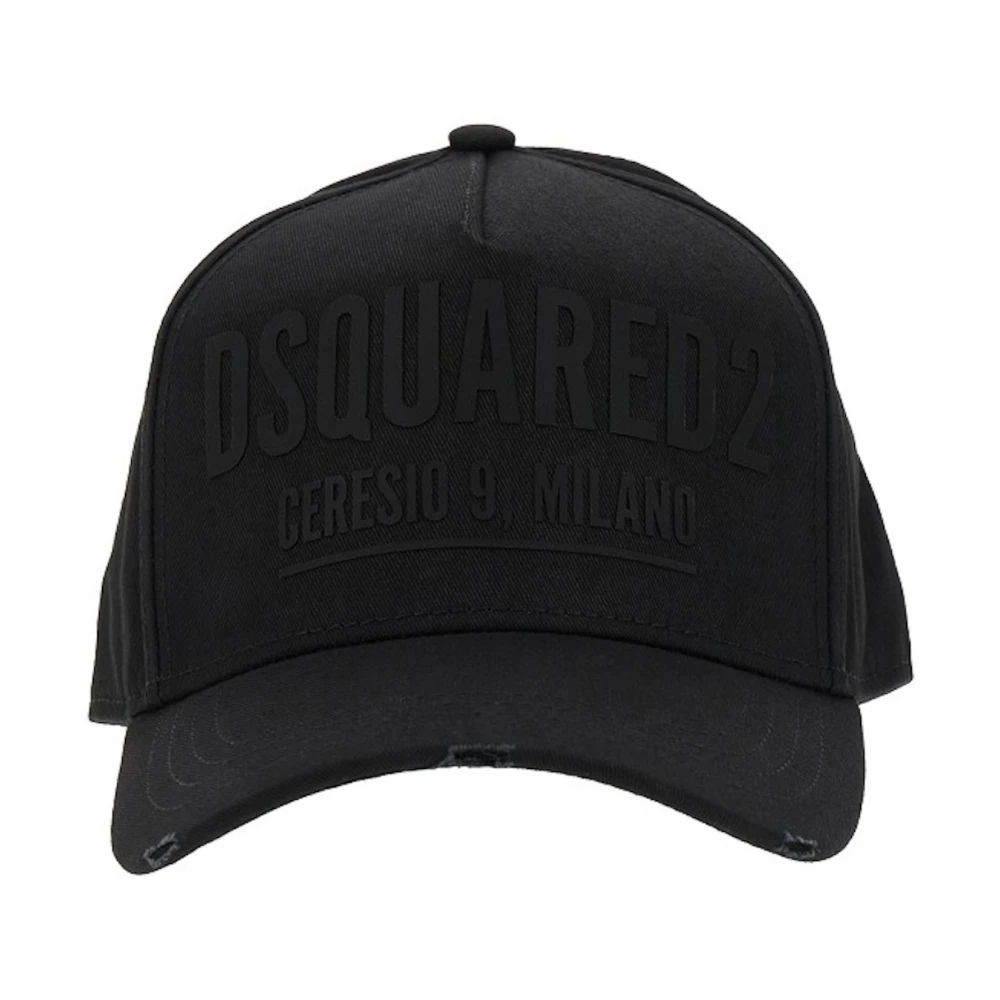 Dsquared2 Stijlvolle Hoed Bcm4011 Black Heren