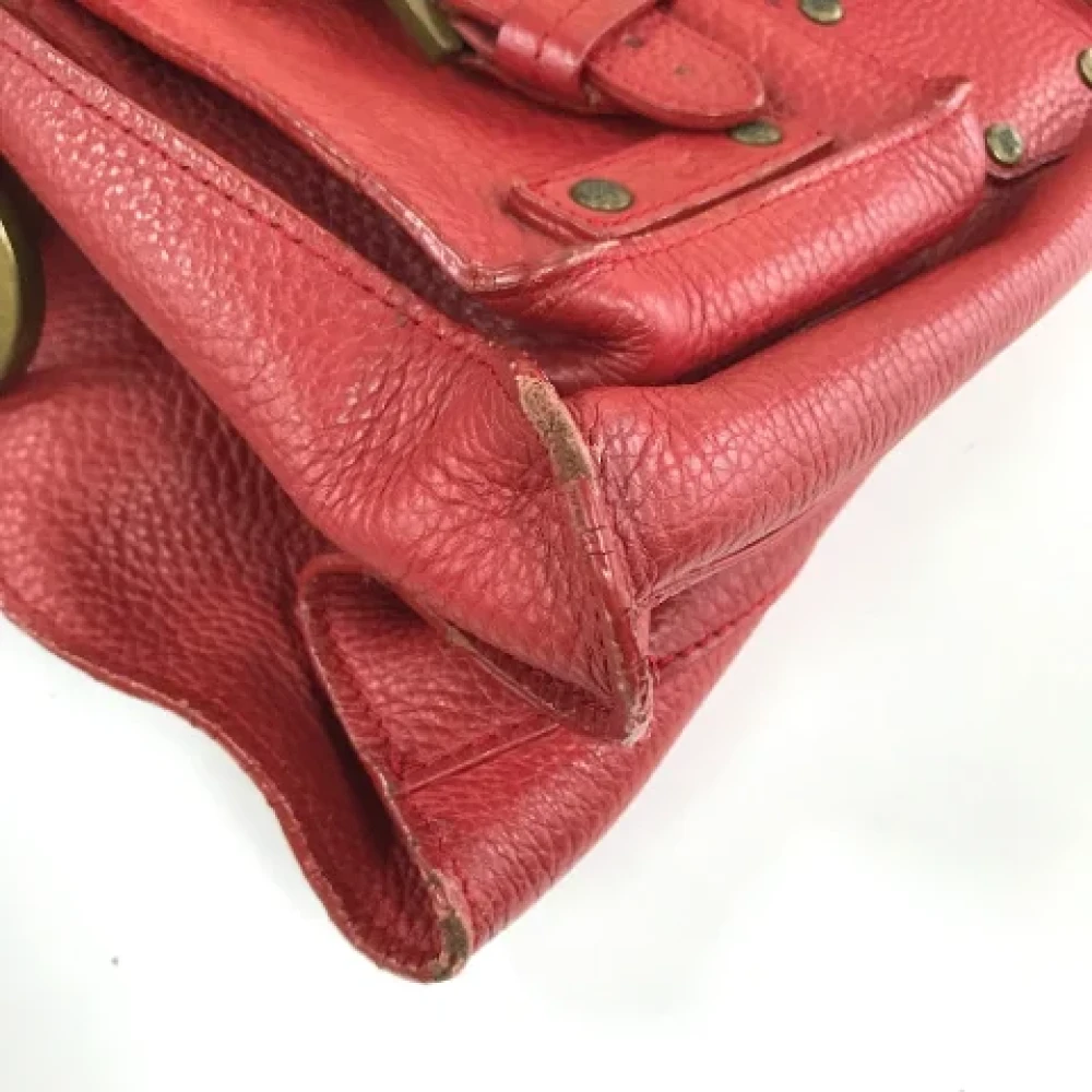 Mulberry Pre-owned Leather handbags Red Dames
