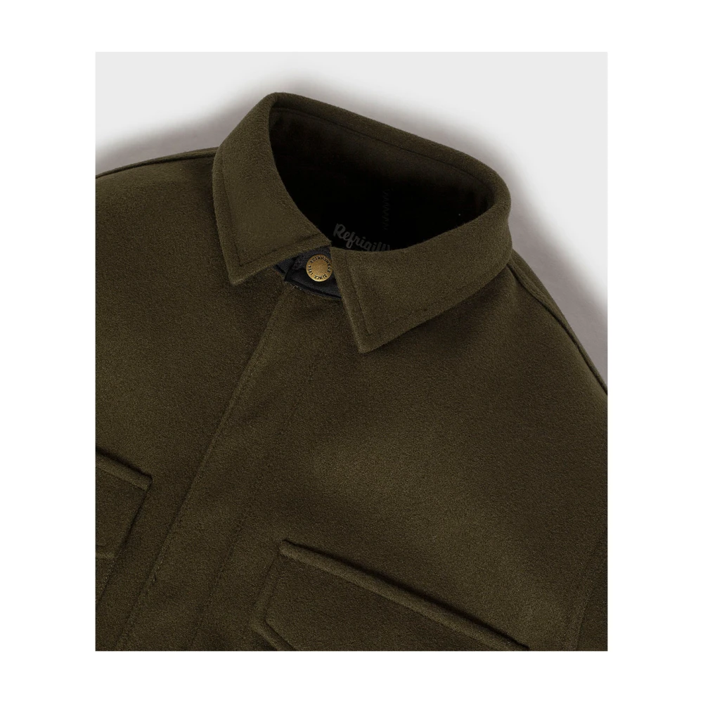 RefrigiWear Stijlvolle Jassen voor Alle Seizoenen Green Heren