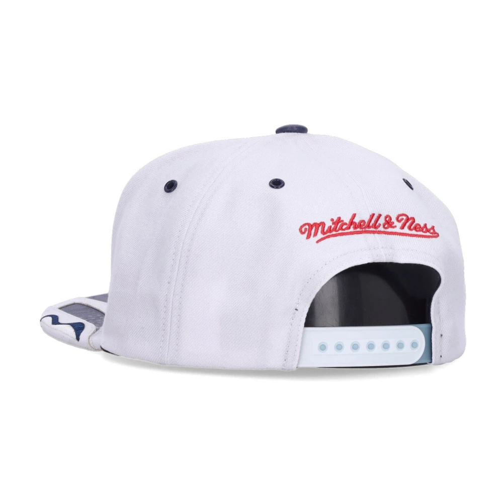 Mitchell & Ness Chicago Bulls Snapback Pet Wit Blauw Multicolor Heren