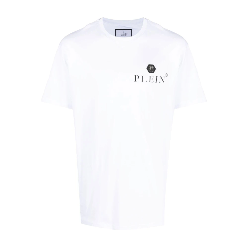 Philipp Plein Men's White T-Shirts, Xl, Logo T-Shirt
