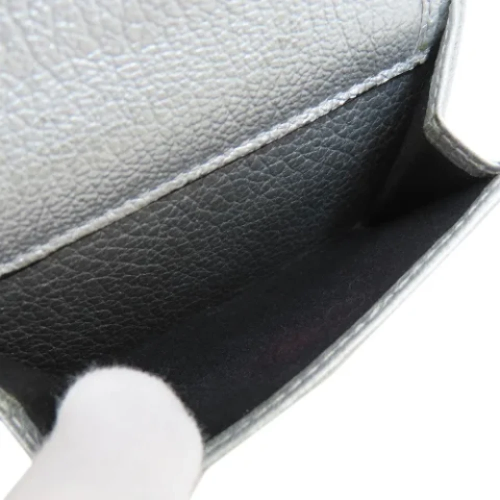 Jimmy Choo Pre-owned Leather wallets Gray Dames