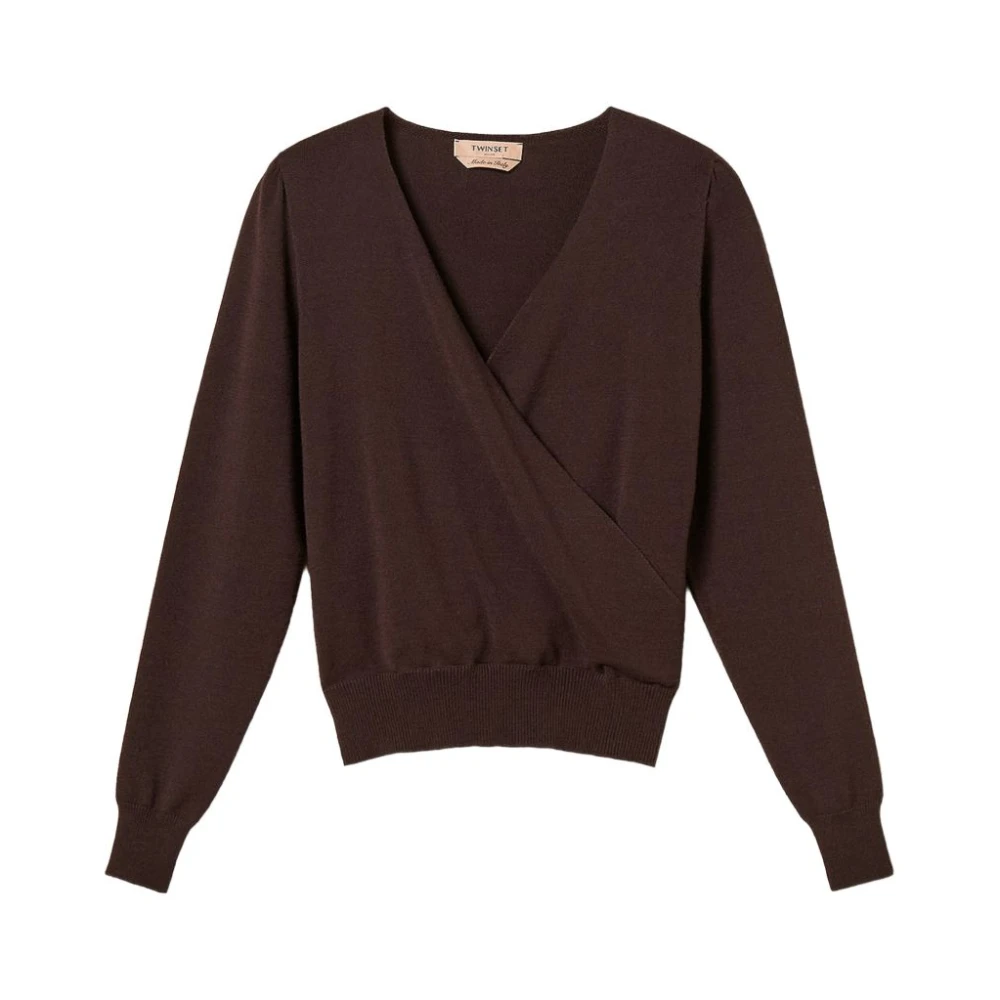 Twinset Donna Marrone Maglie, M, New,