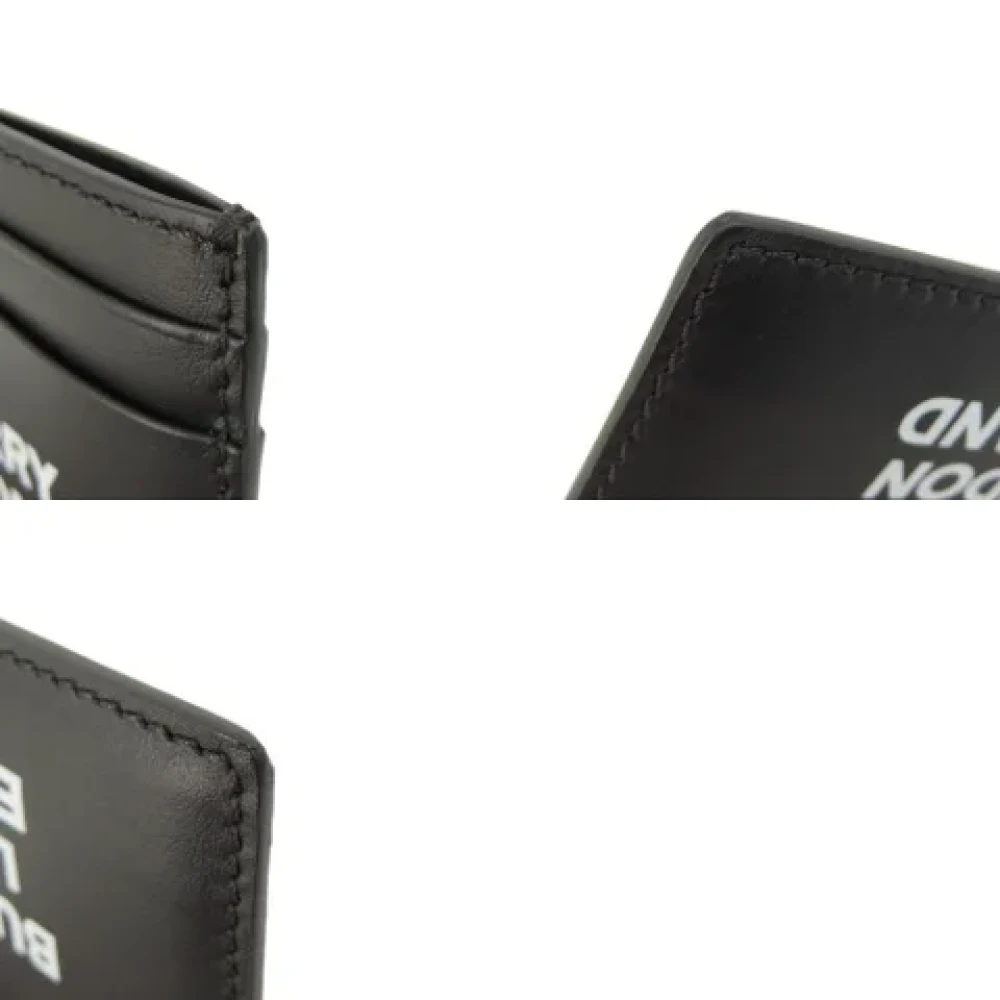 Burberry Vintage Pre-owned Leather wallets Black Dames