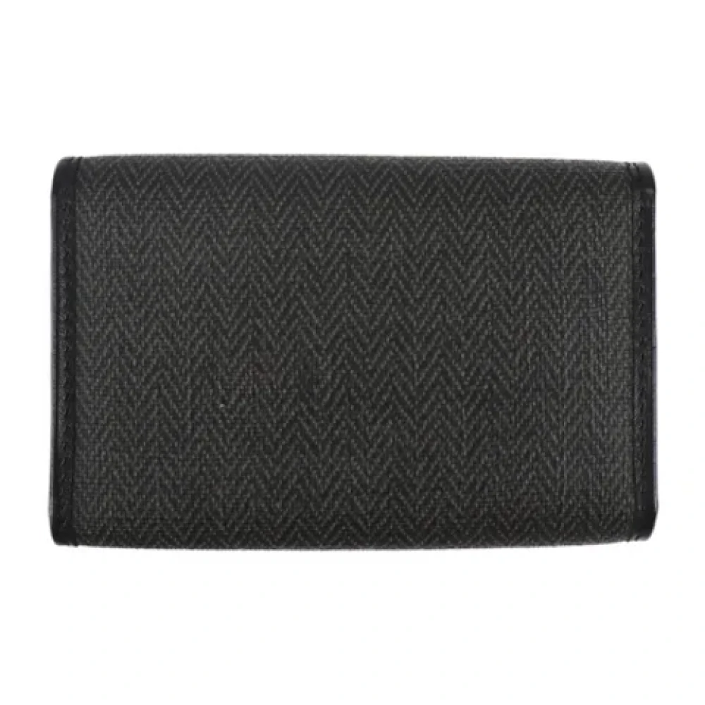 Bvlgari Vintage Pre-owned Leather wallets Black Dames