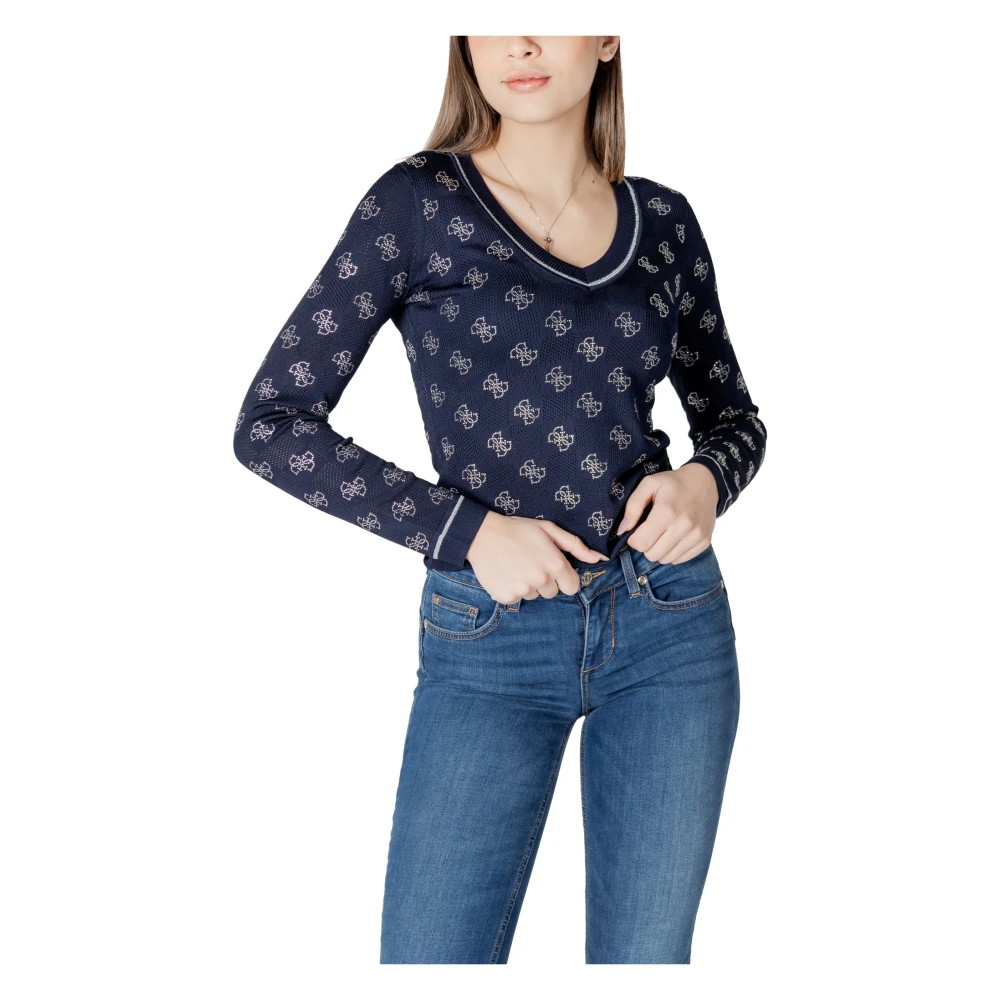 Guess Elegante veelzijdige dames trui Blue Dames