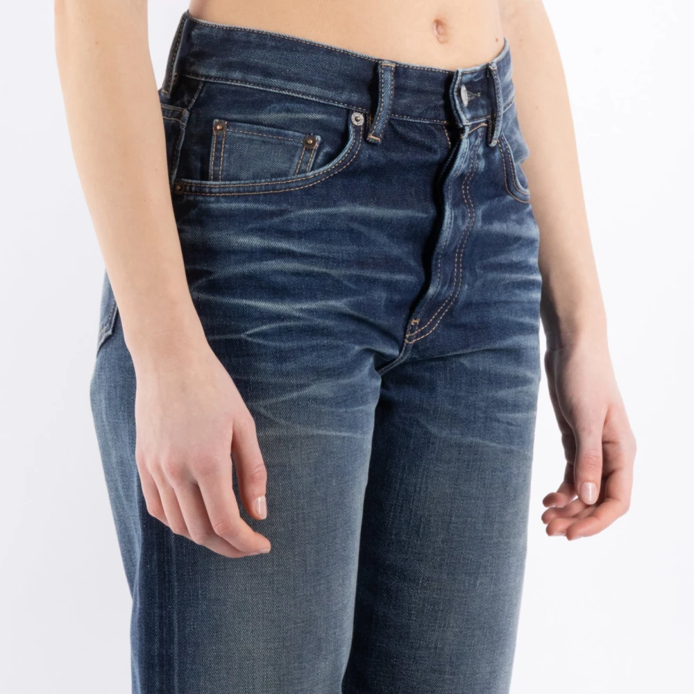 Acne Studios Blauwe Denim Jeans Blue Dames