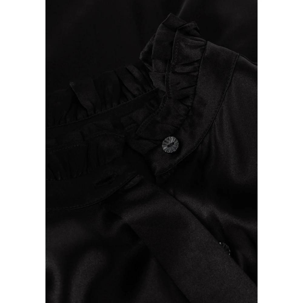 Dea Kudibal Elegante Roberta Zwarte Blouse Black Dames