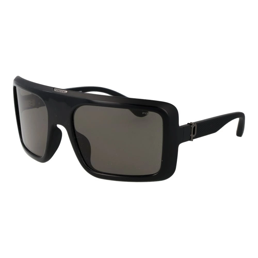Police Men's Black Sunglasses, One Size, Square Sunglasses