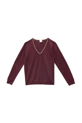 Maglia a V Merinos Extrafine
