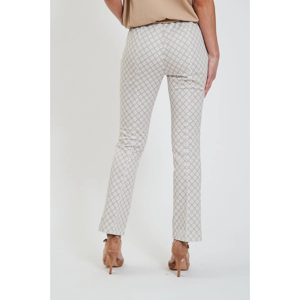 Via Masini 80 Stijlvolle Broek Beige Dames