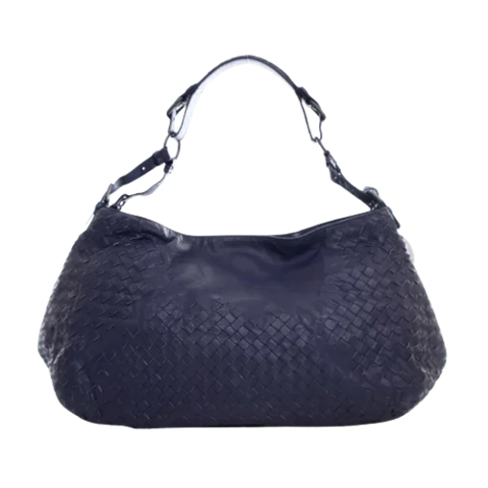 Bottega Veneta Vintage Pre-owned Leather handbags Blue Dames