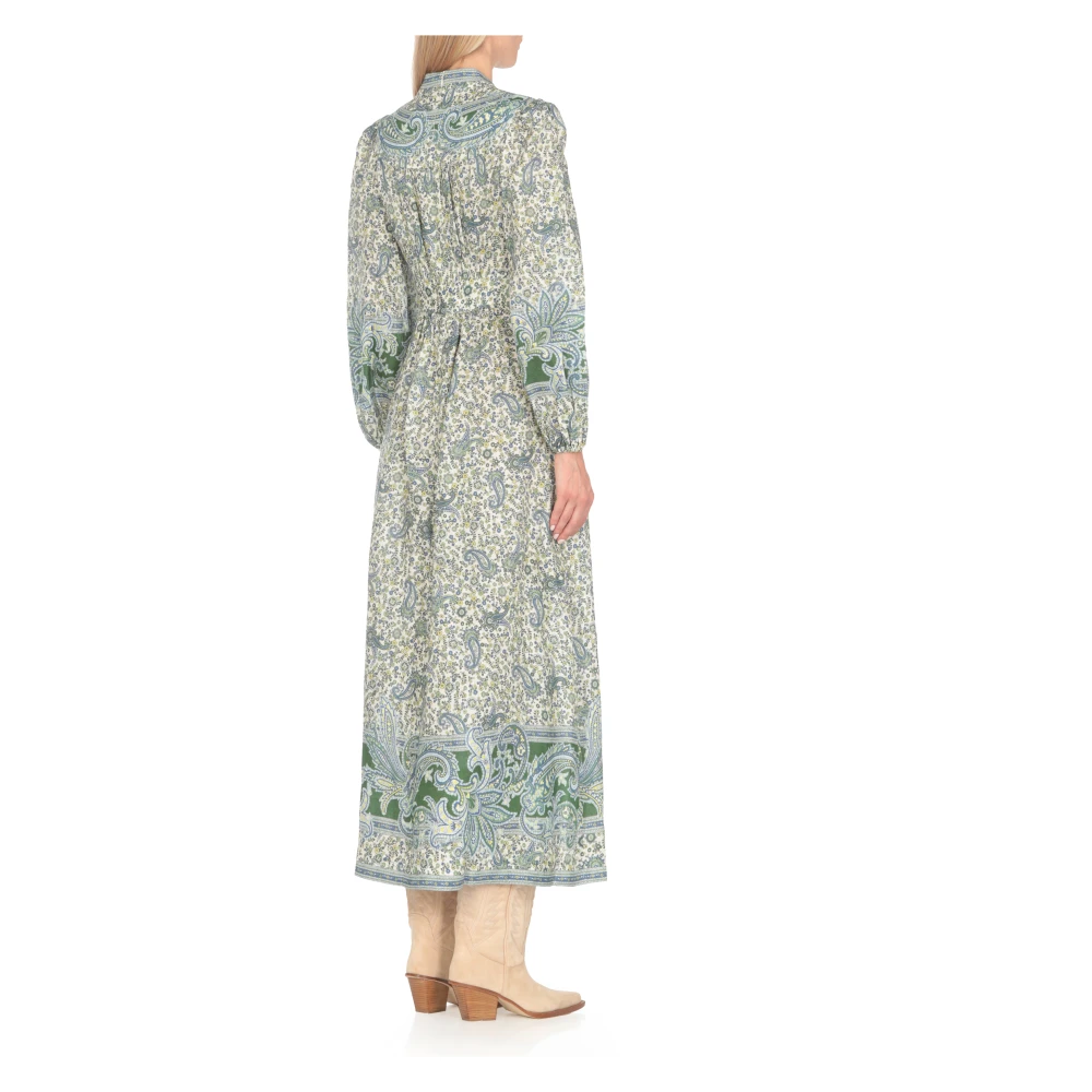 Zimmermann Ottie Maxi Jurk Green Dames