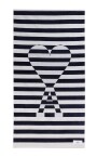 striped-beach-towel-with-heart-logo