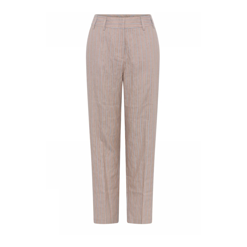 Gustav Cali Straight Trousers Beige Dames