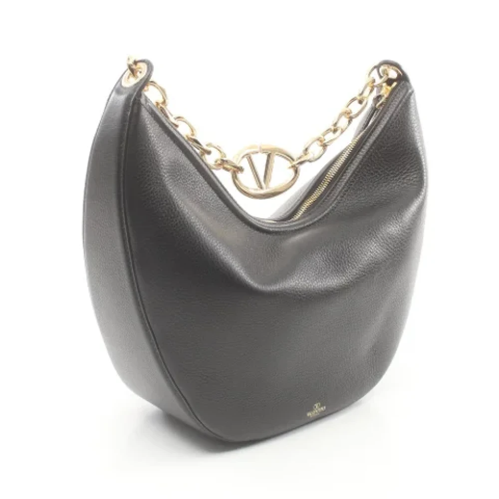Valentino Vintage Pre-owned Leather handbags Black Dames