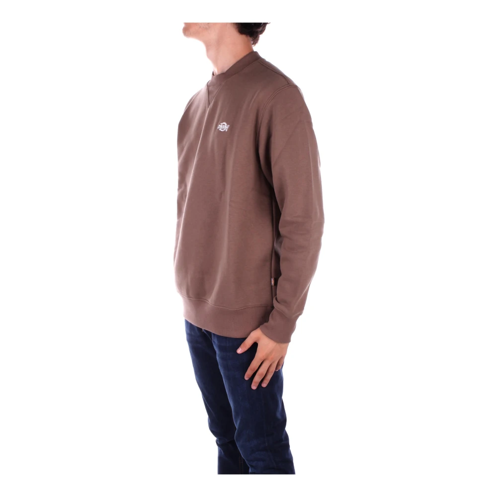 Dickies Bruin Logo Front Sweater Brown Heren