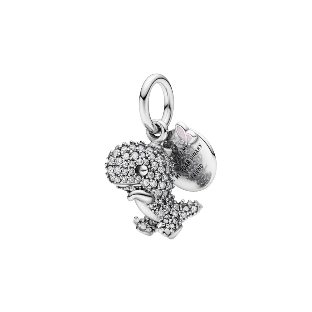 Pandora Gray Jewellery, Female, One Size, Bead "Dinosaur" Charm