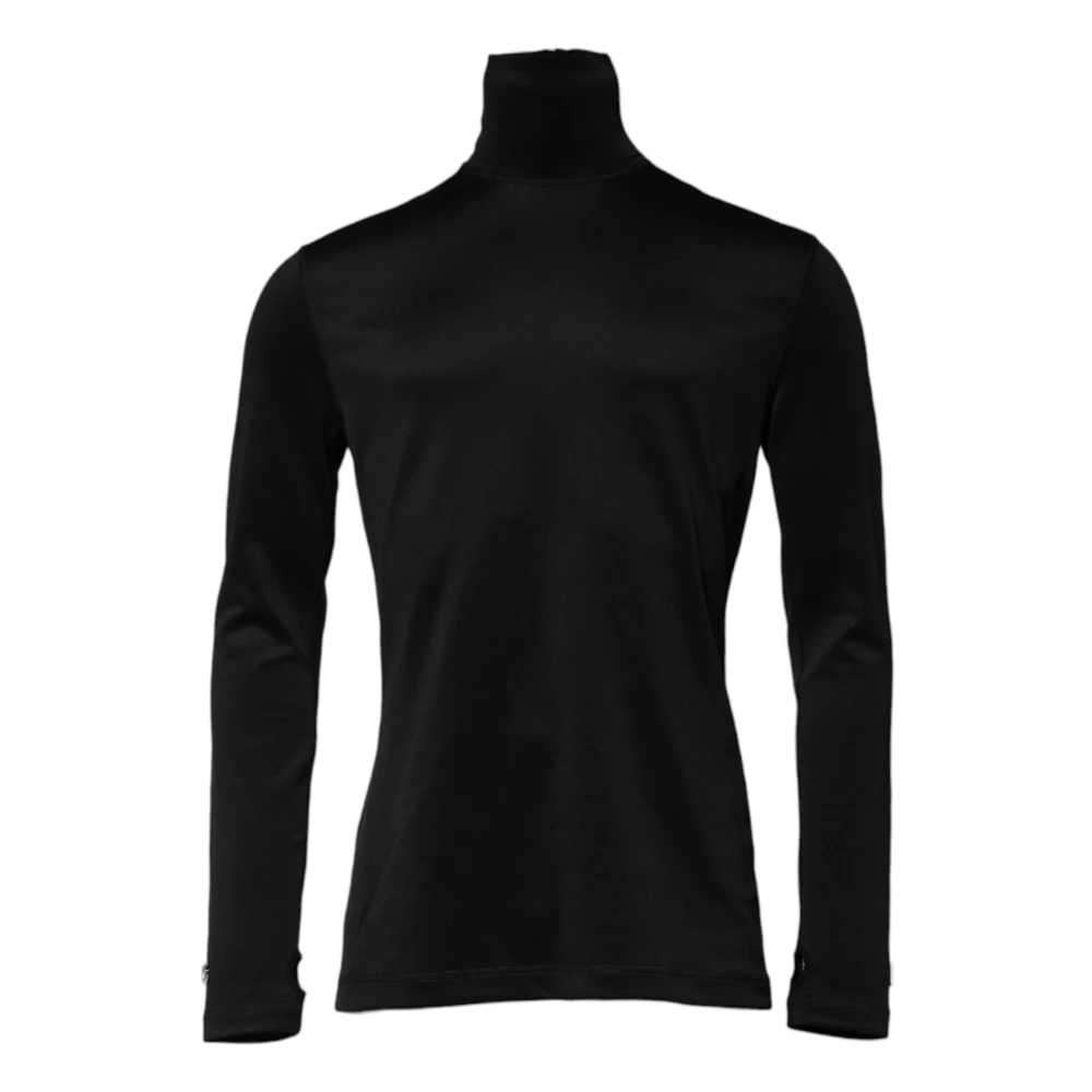 Dolce & Gabbana Men's Black Turtleneck Pullover Jumper - Turtlenecks - L - Knitwear