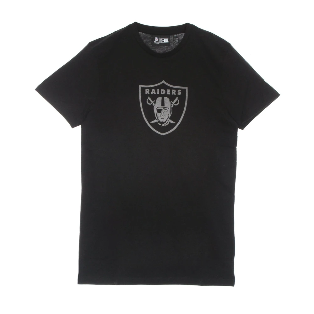 New era NFL Reflecterende Print Tee Las Vegas Raiders Black Heren