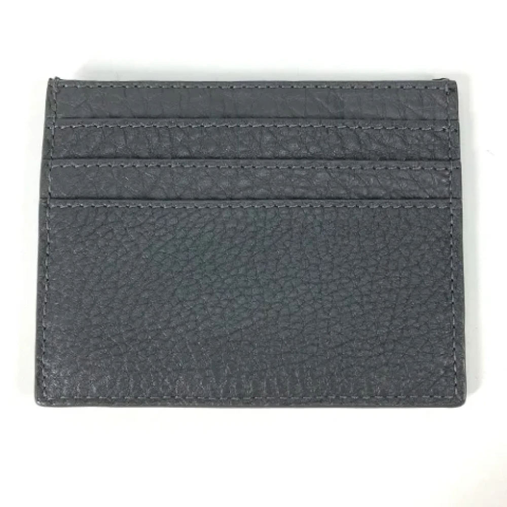Fendi Vintage Pre-owned Leather wallets Gray Heren
