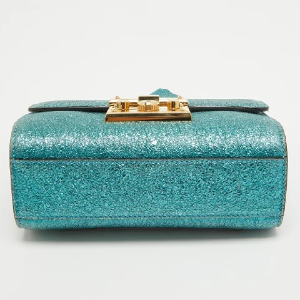 Gucci Vintage Pre-owned Leather gucci-bags Green Dames