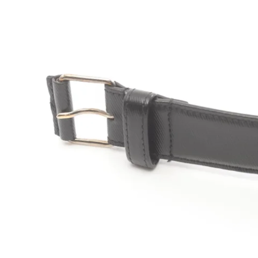 Givenchy Pre-owned Leather belts Black Heren