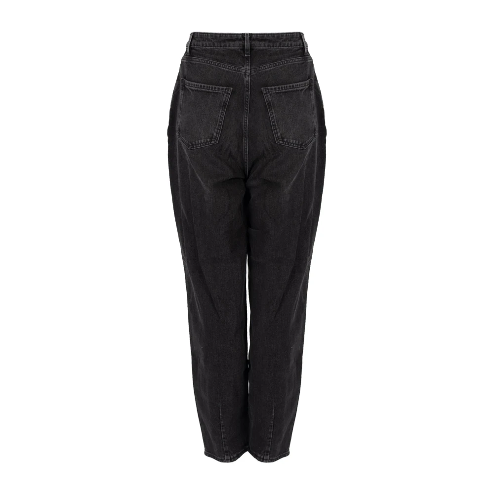 Guess Relaxed Fit Hoge Taille Jeans Black Dames