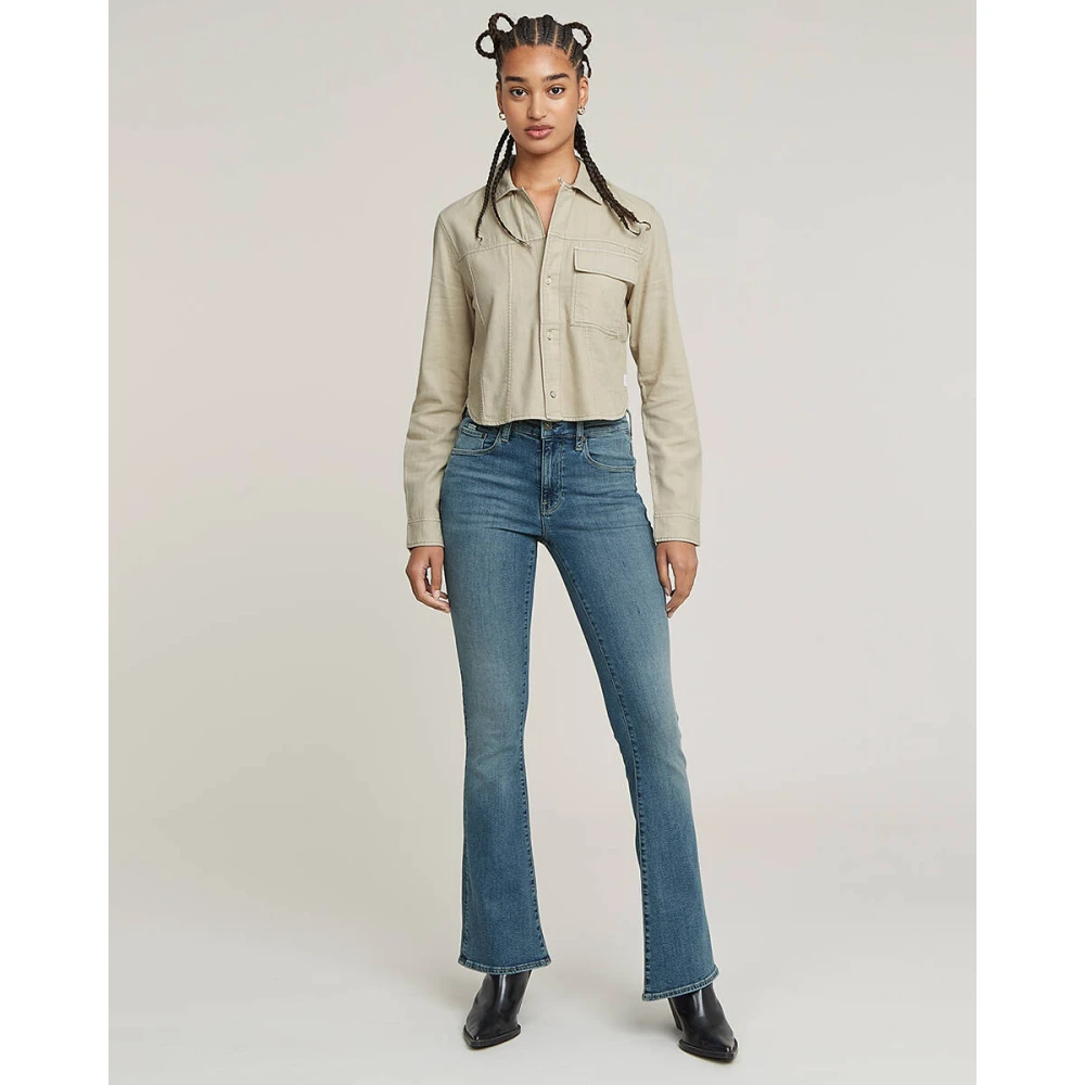 G-Star Flare Jeans voor Vrouwen Blue Dames
