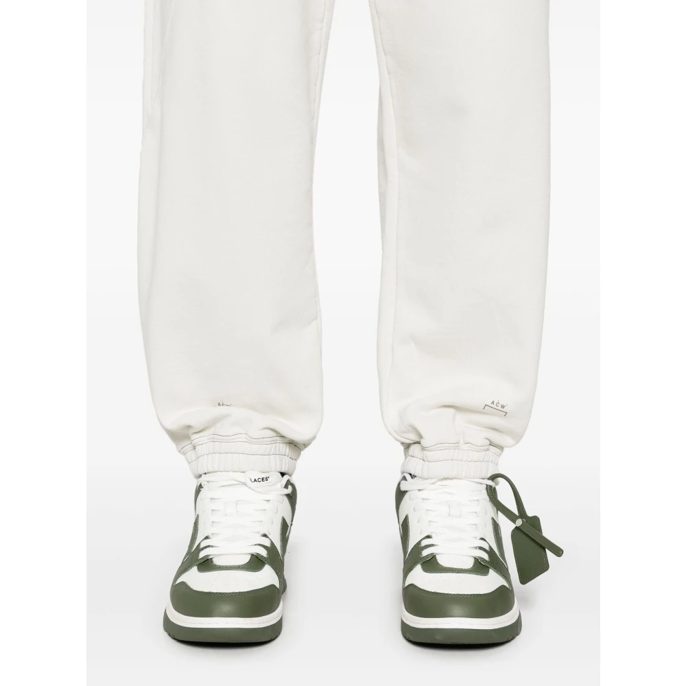 A-Cold-Wall Lichtbeige Sportieve Jersey Broek Beige Heren