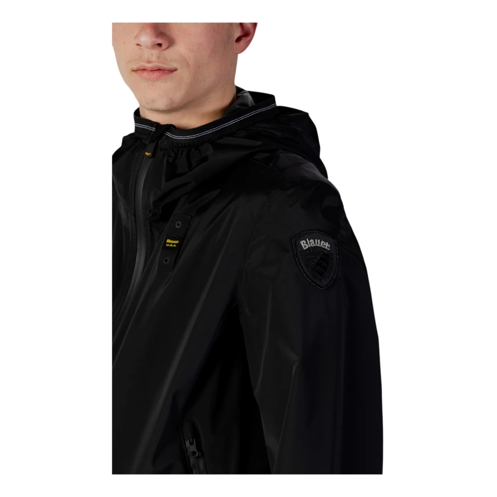 Blauer Lente Zomer Herenjassen Collectie Black Heren