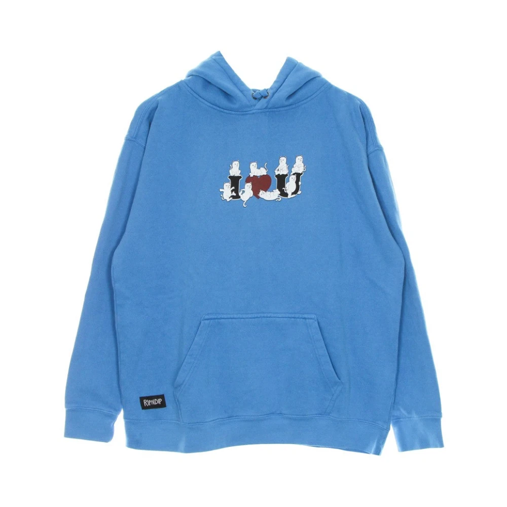 Ripndip Love U Azure Hoodie Lange Mouw Blue Heren