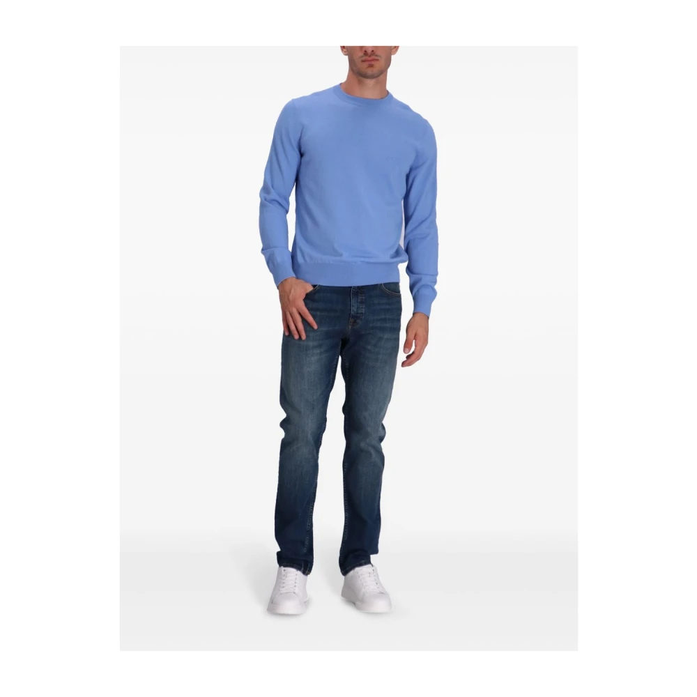 Hugo Boss Stijlvolle Sweaters Collectie Blue Heren