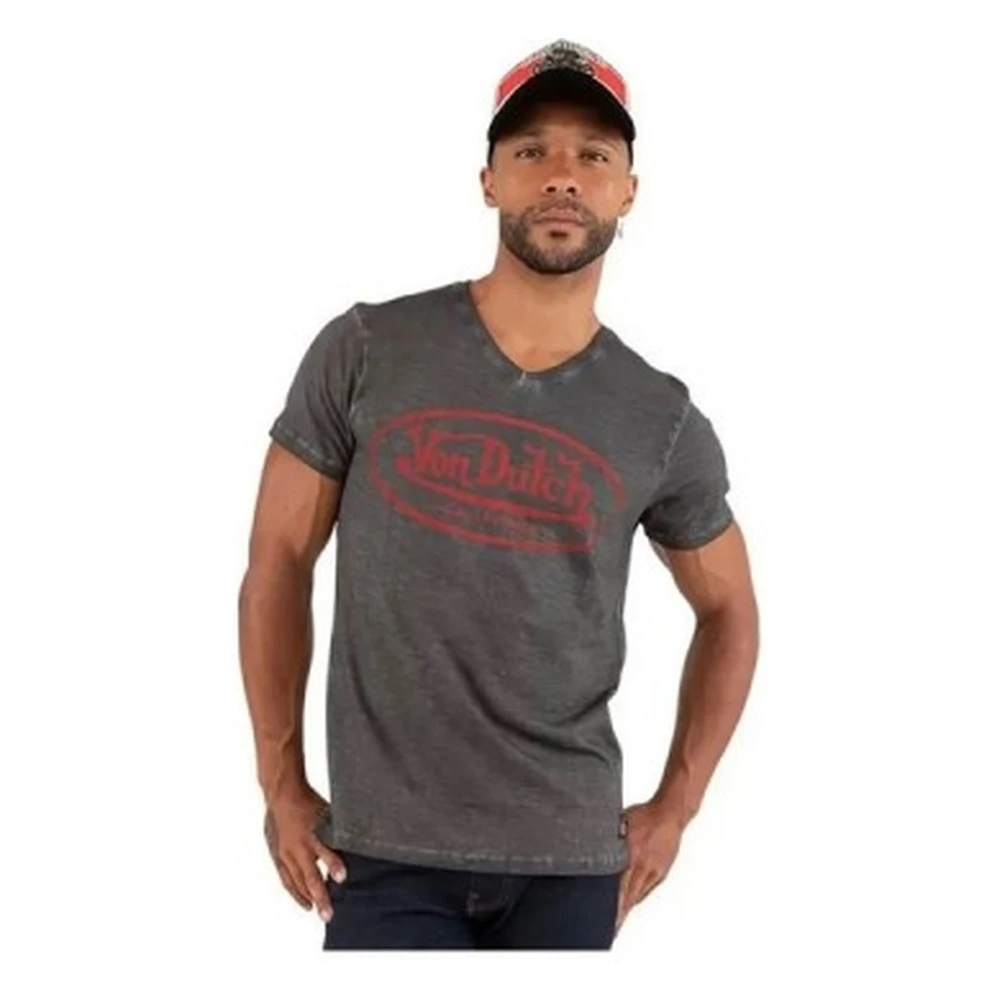 Von Dutch Marengo Tyron Tee Shirt Green Heren