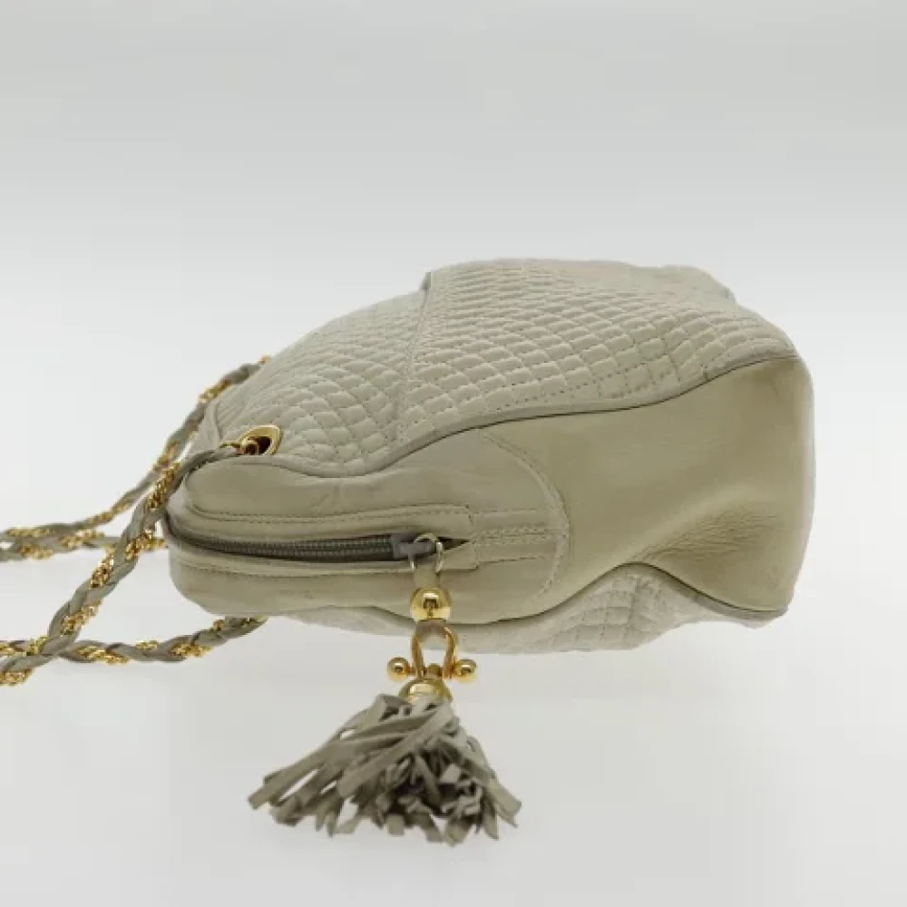 Bally Pre-owned Leather crossbody-bags Beige Dames