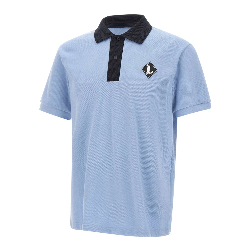 Lacoste Men's Blue Polo Shirts, S, Made In France Classic Fit Badge Polo