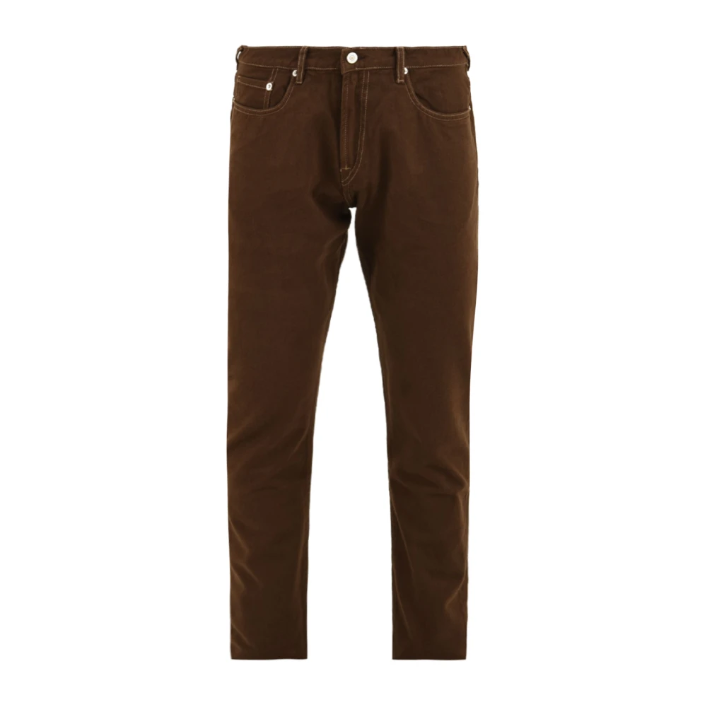 Paul Smith Mannelijk Bruin Jeans Heren, W36, Katoen, Tapered Fit Jeans