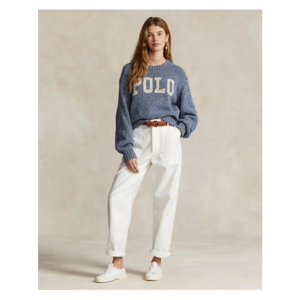 Polo Ralph Lauren Round-neck Knitwear Blue Dames