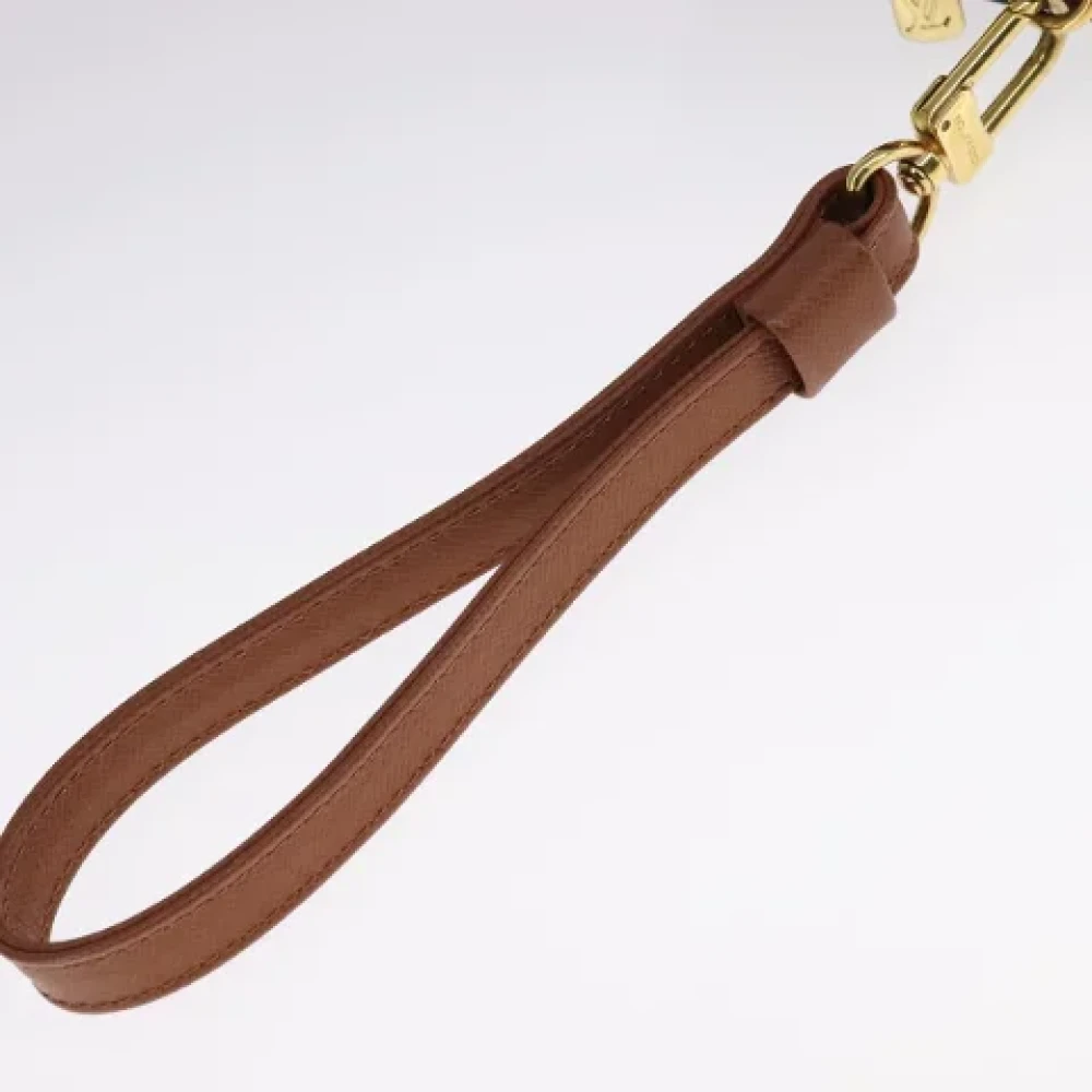 Louis Vuitton Vintage Pre-owned Canvas clutches Brown Dames