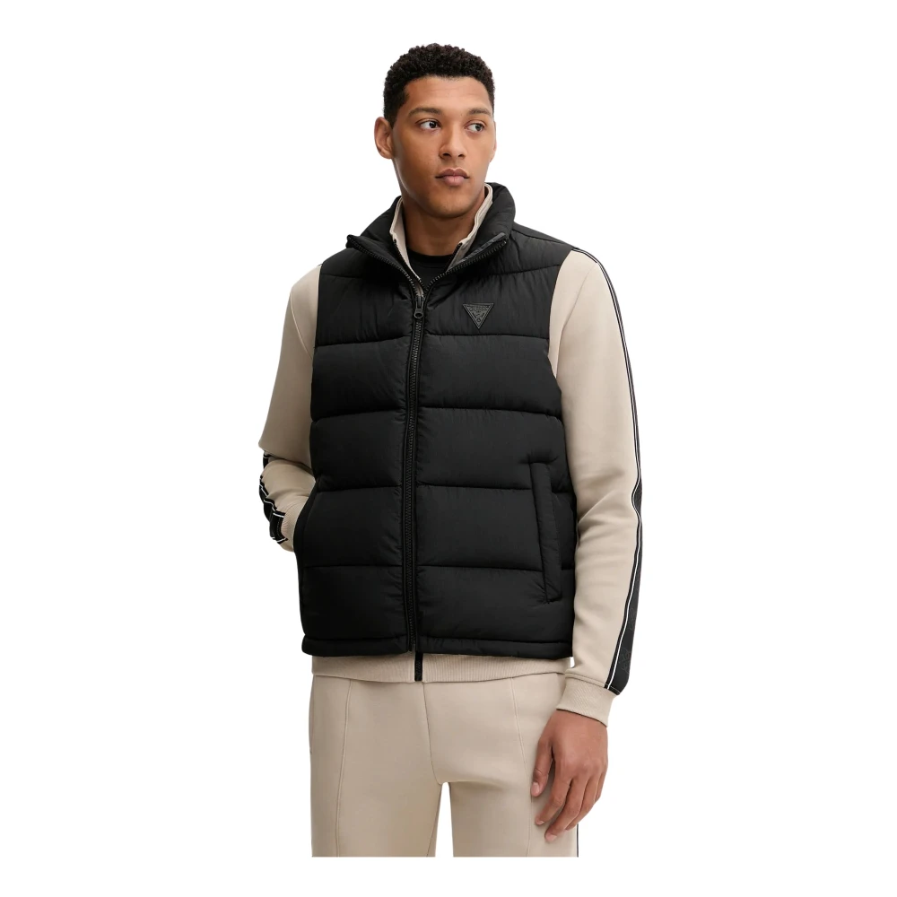 Guess Uomo Noir Gilet Imbottito Rohan - Immagine 2