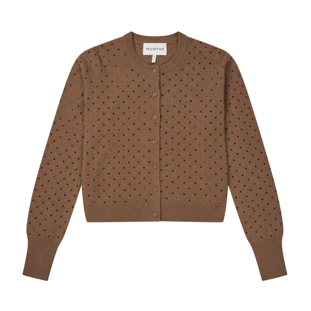 Munthe Women's Brown Cardigans - Cardigans - L - Knitwear