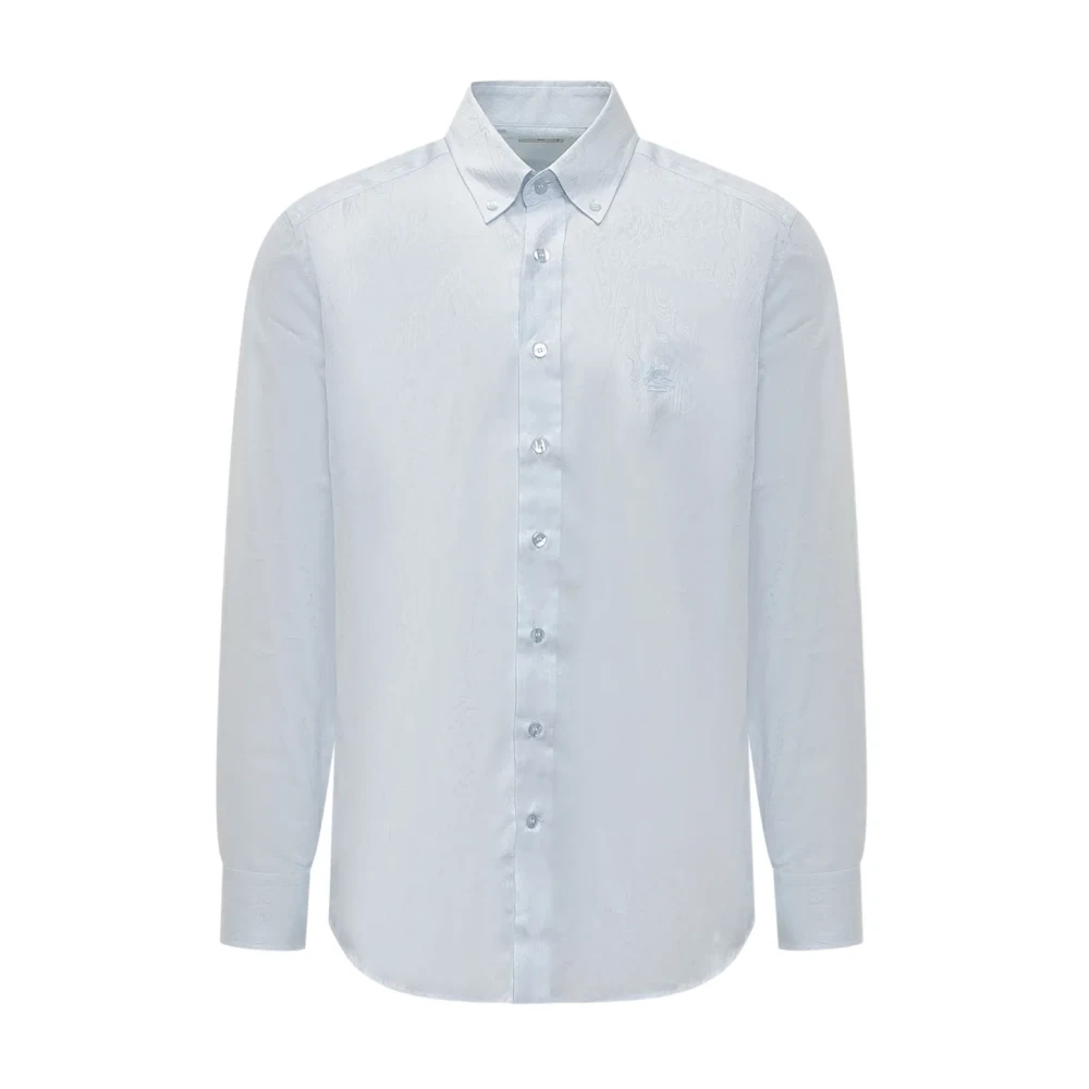 Etro Uomo Blu - Button-Front Shirt - Shirts - L